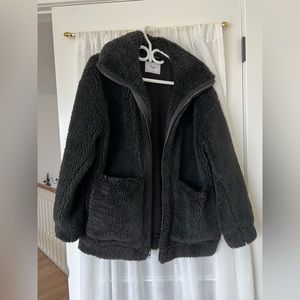 TNA Teddy Sherpa oversized jacket